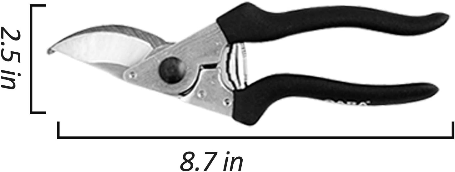 OARA 2PCS Garden Tools Set Heavy Duty Aluminum Hand Tool Includes Garden Shovel and Scissors Gardening Gifts for Men Women