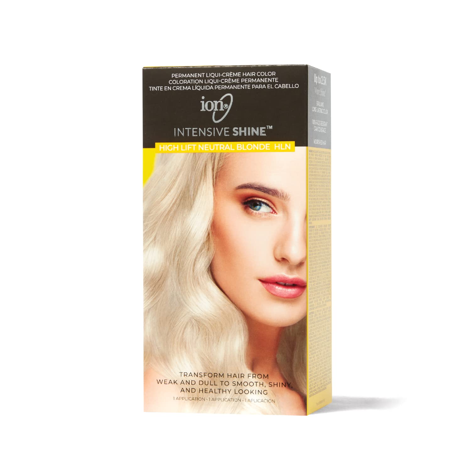 Ion Intensive Shine Hair Color Kit High Lift Neutral Blonde HLN High