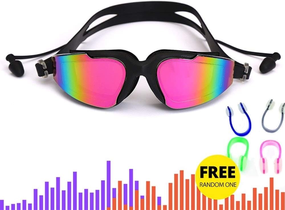Swim Goggles,Adjustable Swimming Goggles,Anti-Fog UV Protection Swim Glasses for Unisex Adult Men Women Youth Kids Child