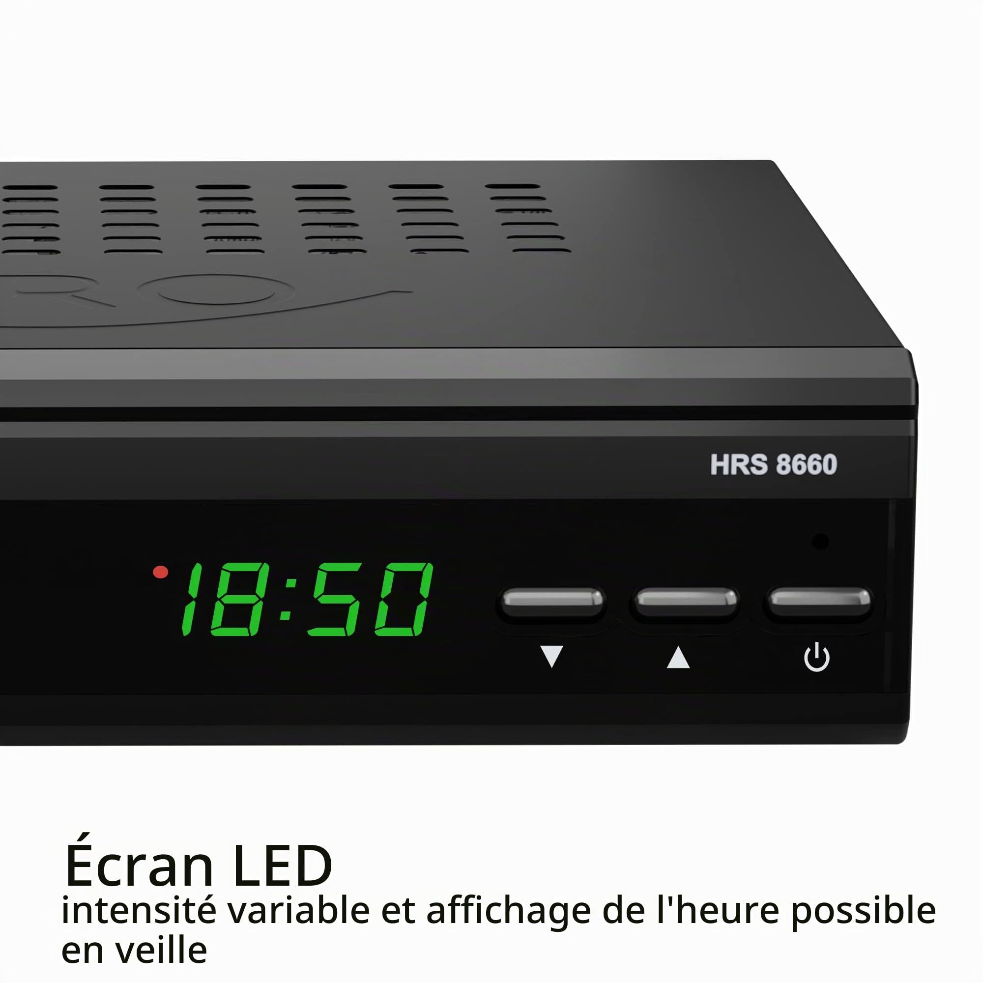 Xoro HRS 8660 digitaler Satelliten-Receiver mit LAN Anschluss (HDTV, DVB-S2, HDMI, SCART, PVR-Ready, USB 2.0) schwarz