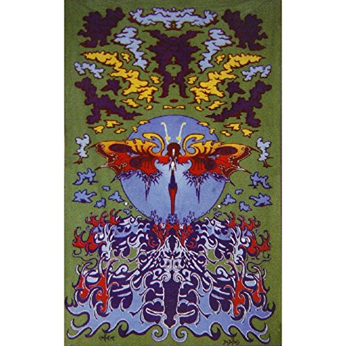 Old Glory Sunshine Joy Waterfly Tapestry Beach Sheet Hanging Wall Art Huge 60X90 Inches #TOP8