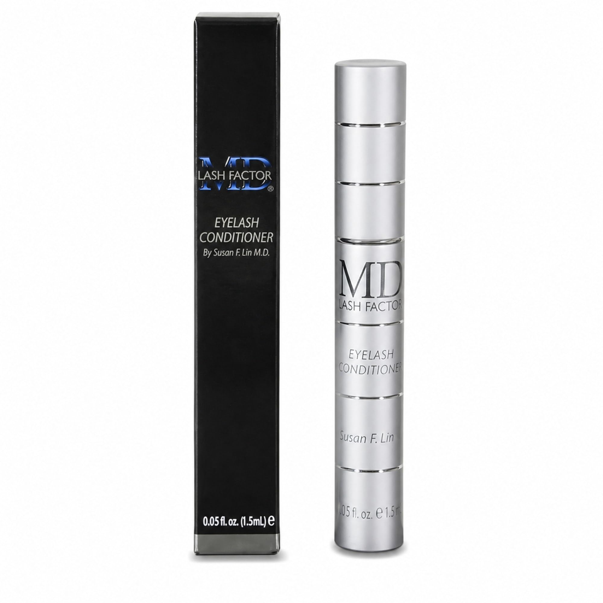 MD Lash Factor Eyelash Conditioner Advanced Lash Enhancing Serum for Longer Thicker Fuller Looking Lashes Cruelty-Free for Sensitive Eyes 0.05 fl oz Trial Size