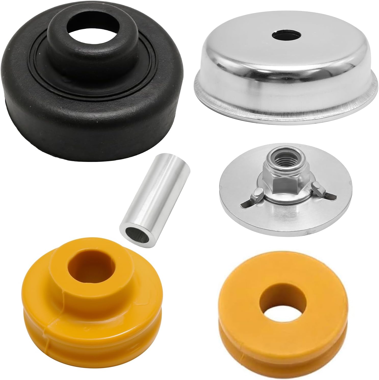 โ 1 Set 33506767010 Rear Suspension Strut Support Mount Kit, Replacement for BMW E90 E91 E92 E93 1 3 Series, Replaces 33526764418 33506771737 33506771738