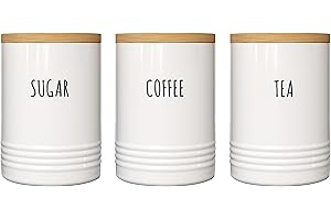 Farmhouse Decorative Coffee Sugar Tea Storage Containers