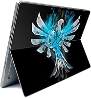 Vista 2 de MightySkins Skin para Microsoft Surface Pro 7 – Blue Reborn Funda protectora de vinilo duradera y única Fácil de aplicar, quitar y cambiar
