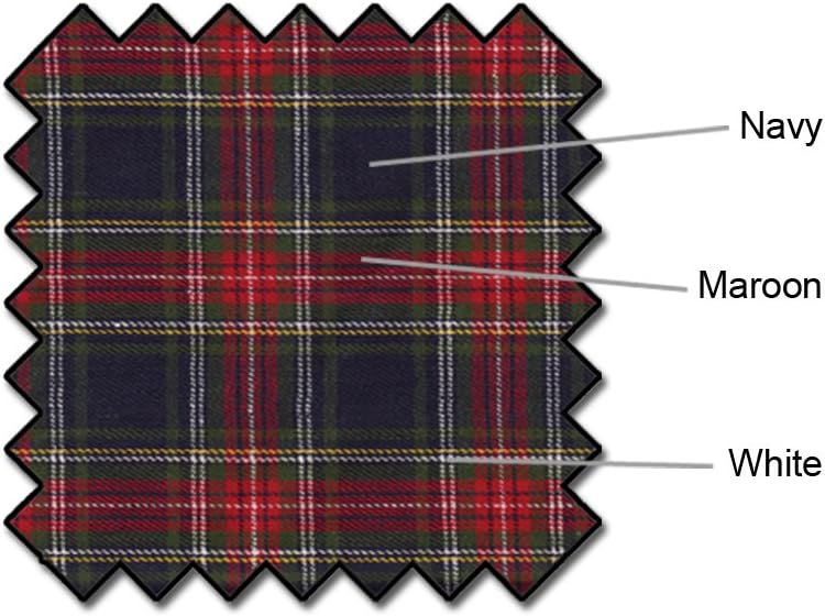 Golf Knickers Plaid Par 5' Youth Navy Stewart Cotton/Ramie