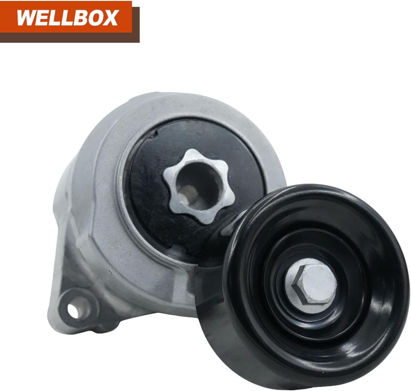 WELLBOX 39073 Belt Tensioner Assembly Fits for Honda Accord 2008-2012 L4 2.4L, Crosstour 2012-2015 L4 2.4L, for Acura TSX 2009-2014 L4 2.4L 2354cc Replaces 31170R40A01 49432 89619