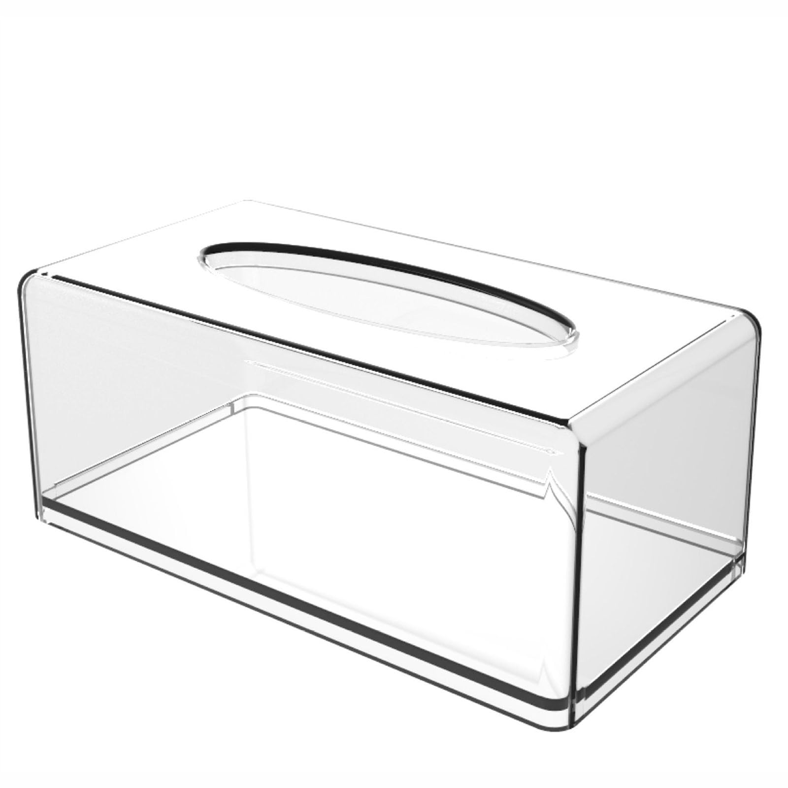Buxuaaaa Practical Sturdy Acrylic Tissue Storage Box Solution Accessory for Bedrooms Living Rooms and More Ensures Tidying Easy to Clean Tissue Box