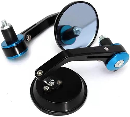Vista 10 de Espejo retrovisor de motocicleta para Kawasaki Z900 Z800 Z650 Z900RS Z1000 NINJA, 0.866 in Manillar End Mirror Aleación de aluminio Espejos Negro