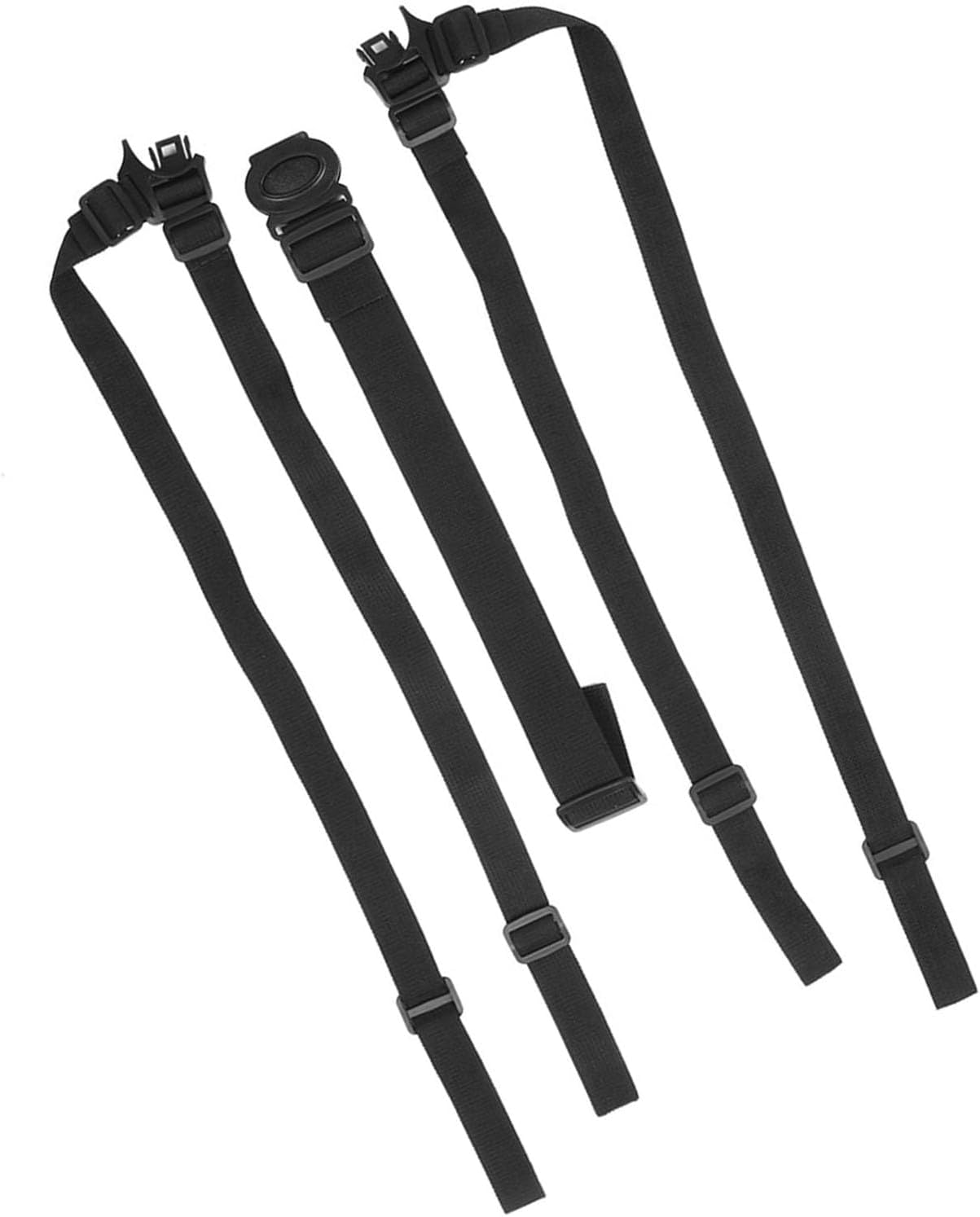 Yctze Adjustable Baby Seat Harness Belt for Strollers – Safety Strap for Children Pushchairs – Lightweight and Comfortable Rotating Protection (Black snap Style)
