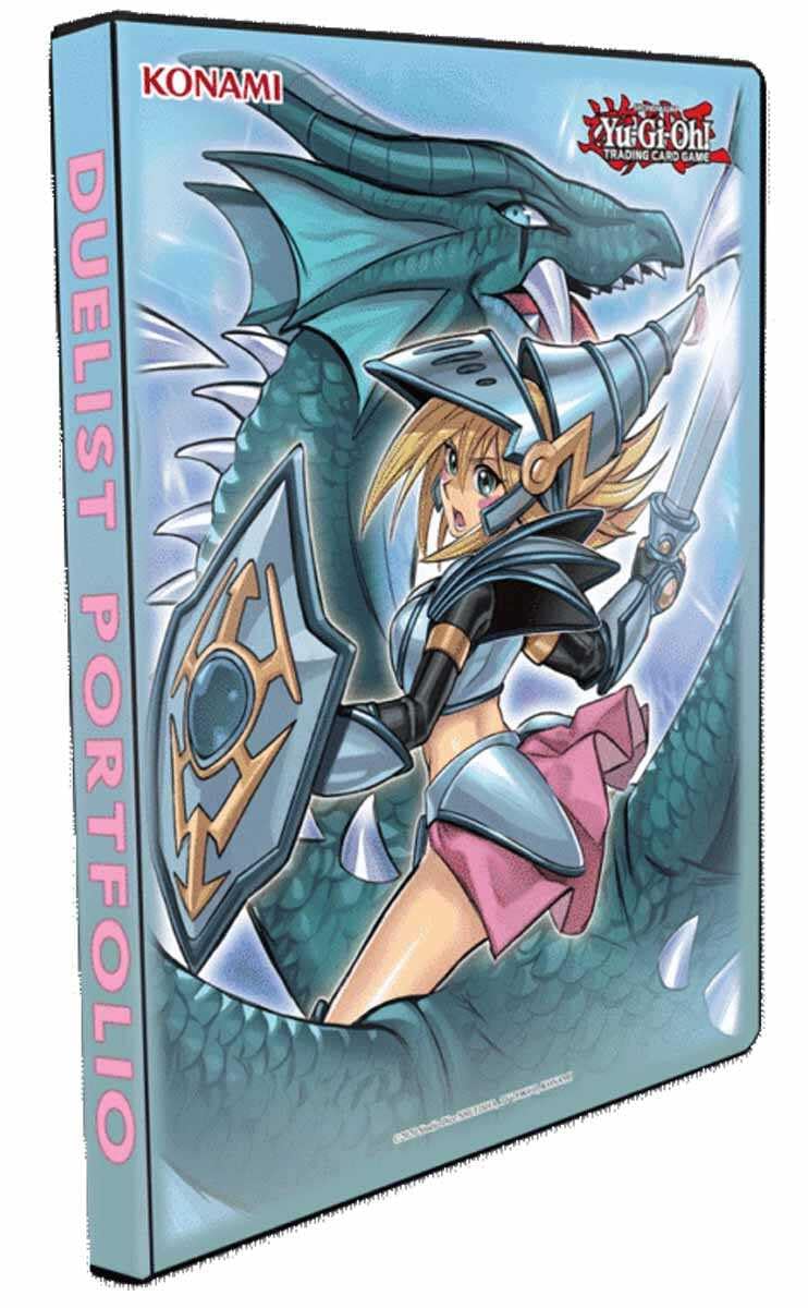 Yu-Gi-Oh! TRADING CARD GAME Ciemna Magier-dziewczynka, Rycerka smoka - teczka kolekcjonerska - wydanie niemieckie