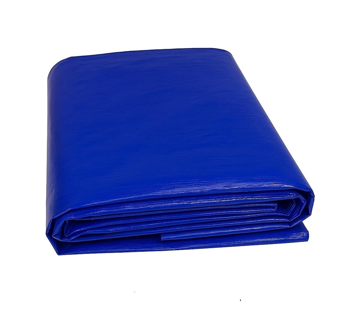 AllCover Essentials Waterproof Tarpaulin Sheet 15x12 Ft | 120 GSM Heavy Duty Blue Tirpal/Tadpatri | UV Resistant Proof Reusable Tarp with Eyelets for Roof, Bike, Construction, Camping & Outdoor Cover-image-1