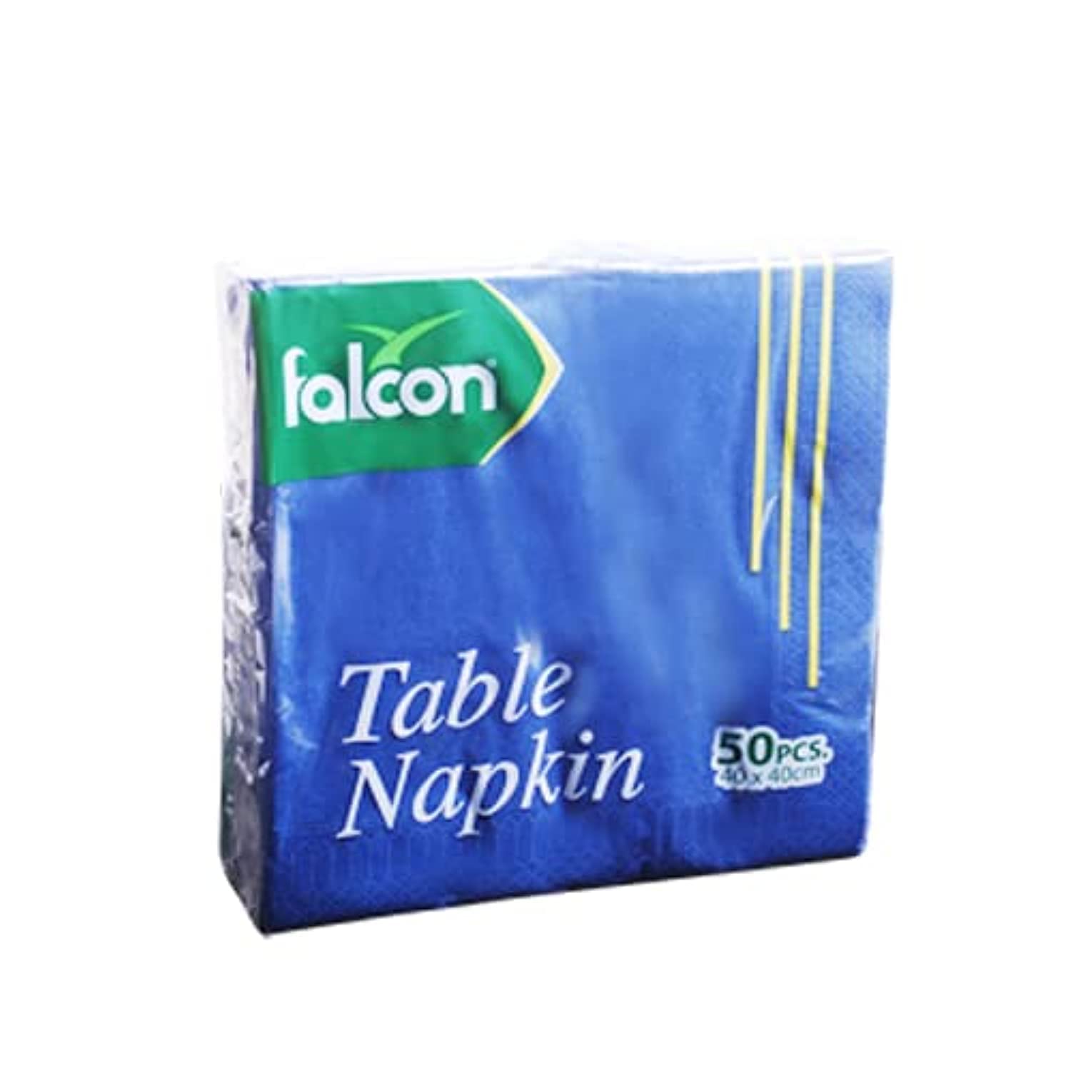 Falcon Paper Napkin Blue Disposable 33 x 33 CM (1 Pack x 50 Sheets)