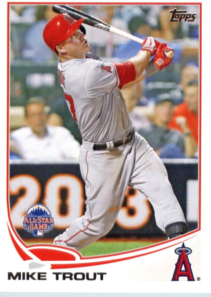 2013 Topps Update Series MLB Baseball Card #US300 Mike Trout MINT