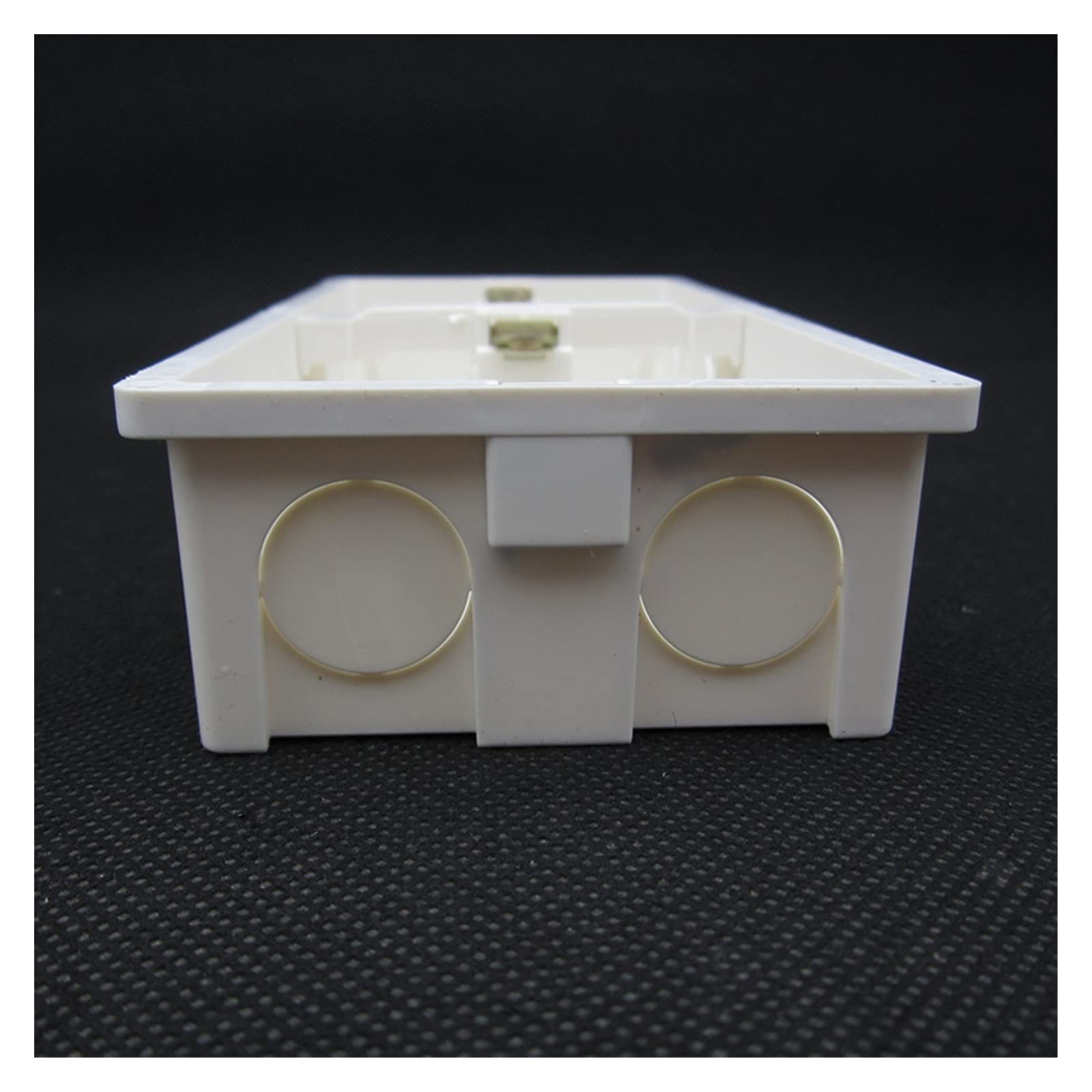 Caja de conexiones, caja de conexiones de interruptor, caja de conexiones 10 piezas Interruptor de montaje en pared Actividad de caja oscura Base de alijo secreto doble 2 entradas Tipo 86 Caja inferio