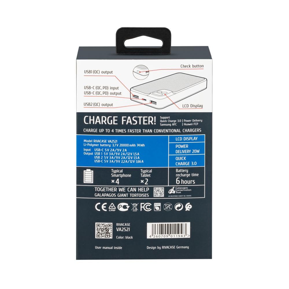 Powerbank Rivacase VA2585 30000 mAh