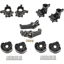 10Pcs Brass Front and Rear Portal Housing Set for Redcat GEN8 GEN 8 1/10 RC Crawler Car Upgrades Parts Accessories,1