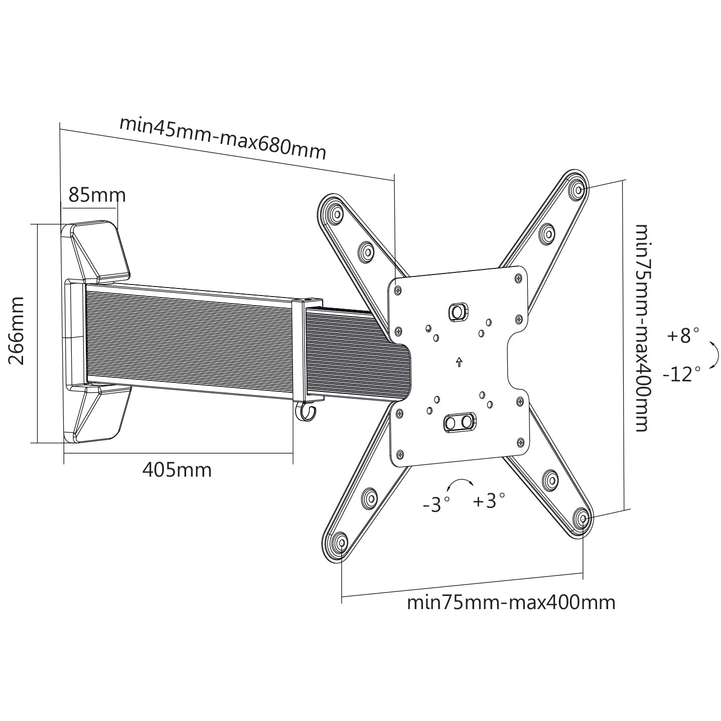 My Wall HL20L supporto da parete per TV LCD, 140 cm