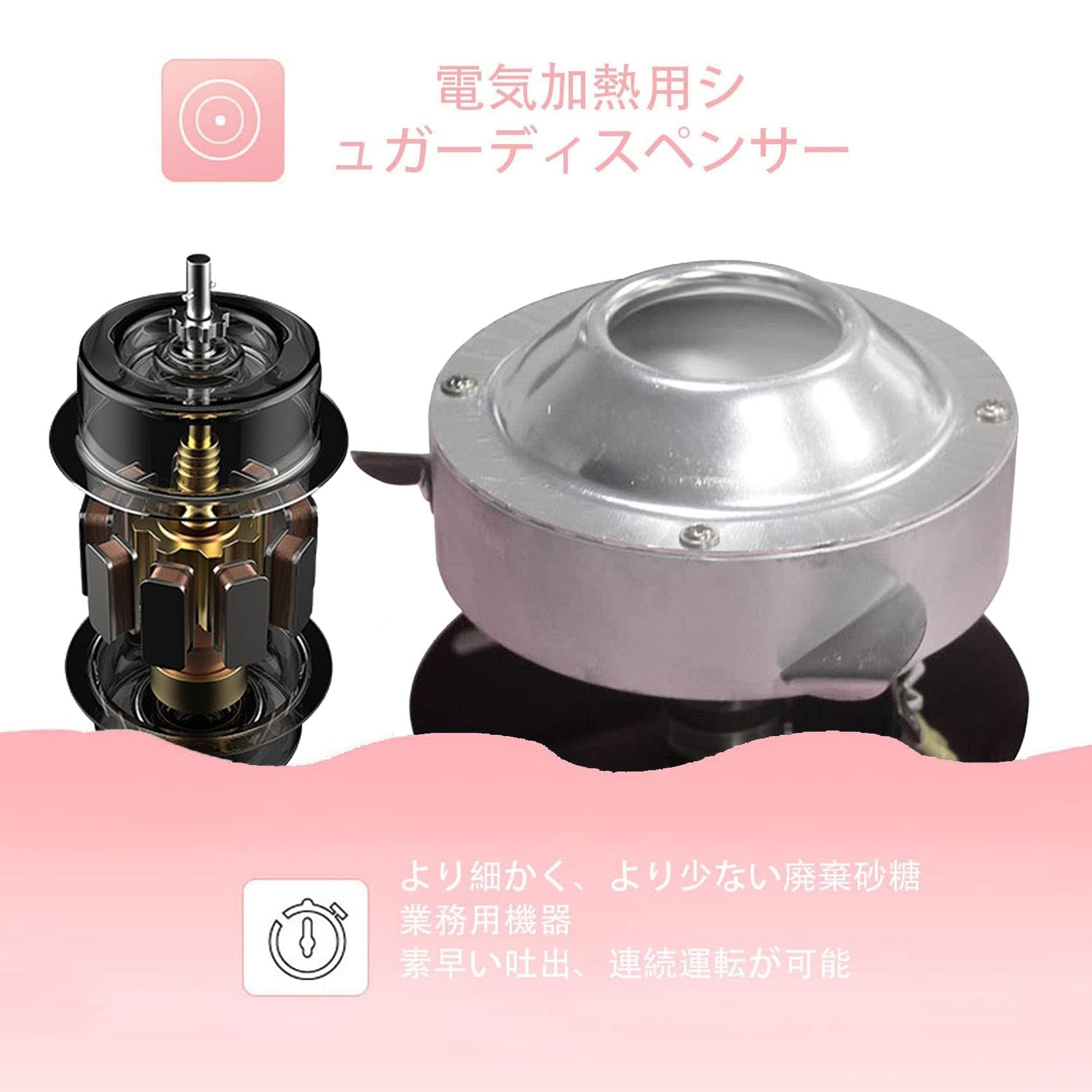 綿菓子メーカー ステンレス わたあめ 楽天市場】わたがし ステンレスの通販