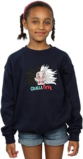 Disney Girls 101 Dalmatians Cruella De Vil Crazy Mum Sweatshirt