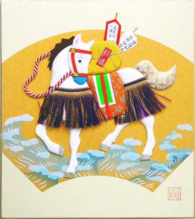 押し絵　押絵 押絵ごよみ・八月（金魚）｜株式会社さくらほりきり