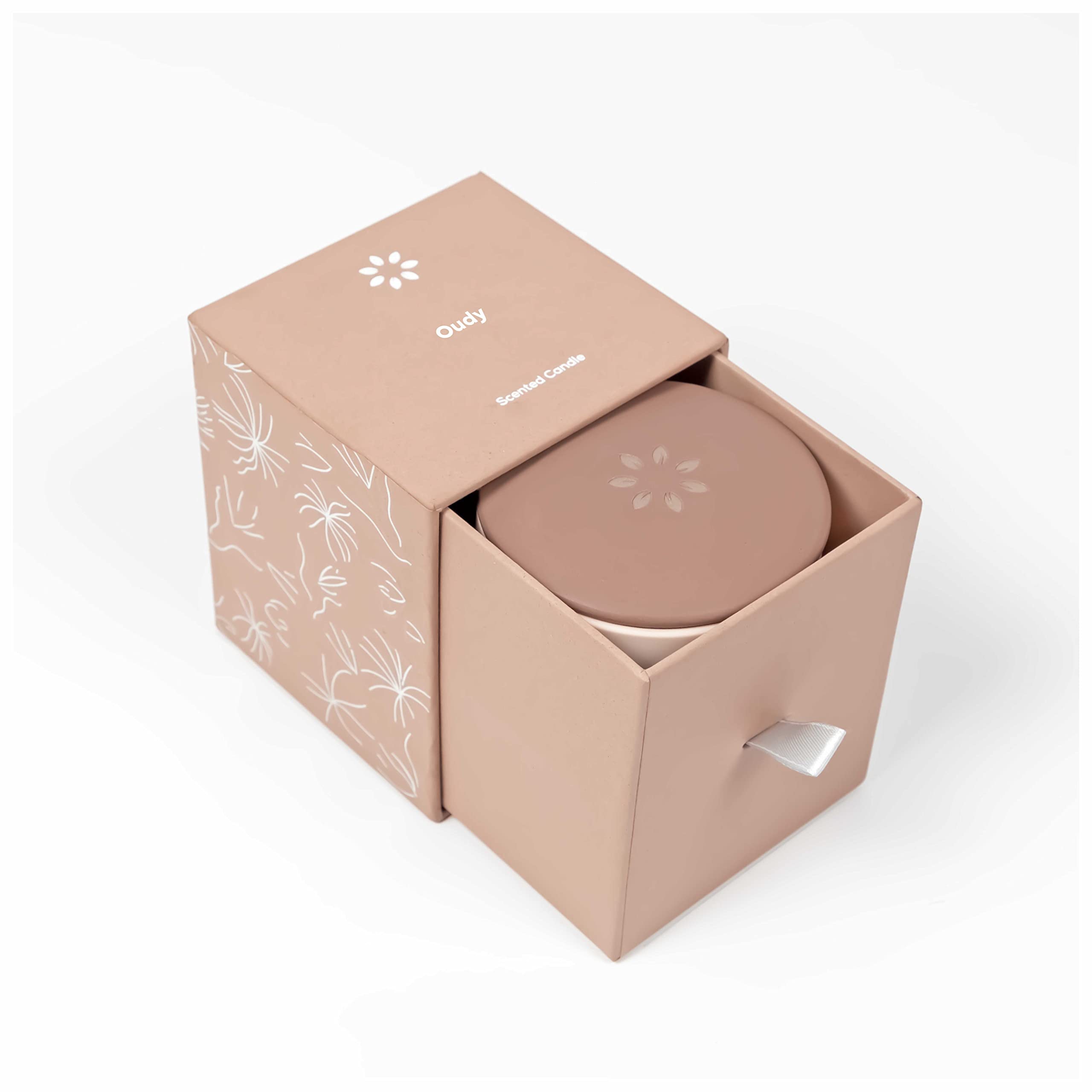 Dr Scent Breeze of Joyed Candle - Perfect for Creating a Cozy and Relaxing Atmosphere in any Room, Gift Set for all Festivals (Oudy)