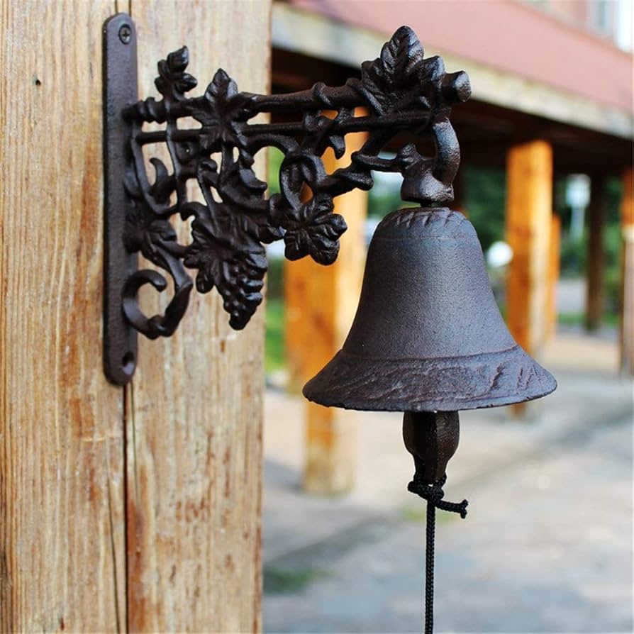 アンティーク　ドアベル Amazon.co.jp: アンティークドアベル 呼び鈴 アイアン ベル鋳鉄