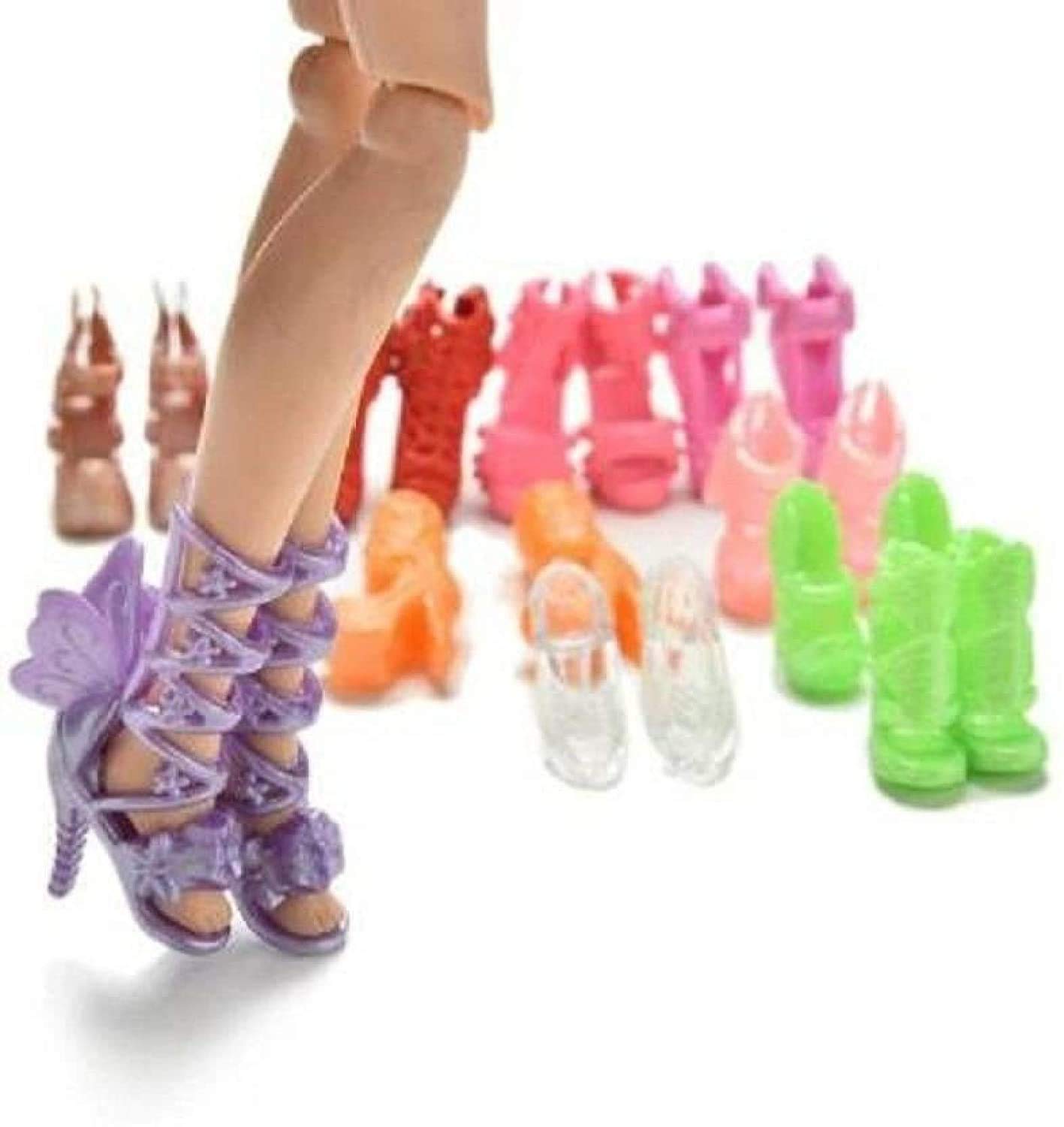 doll set for girls with beautiful dresses & fashion accessories doll set for little princess / girls kids / baby ( design and colour may very )-Pink 1
