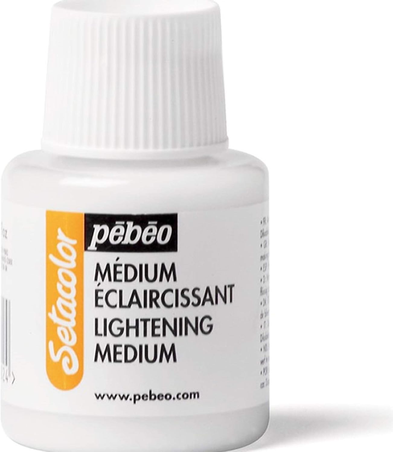 PEBEO Setacolor Fabric Paint, Lightener 110Milliliter Bottle