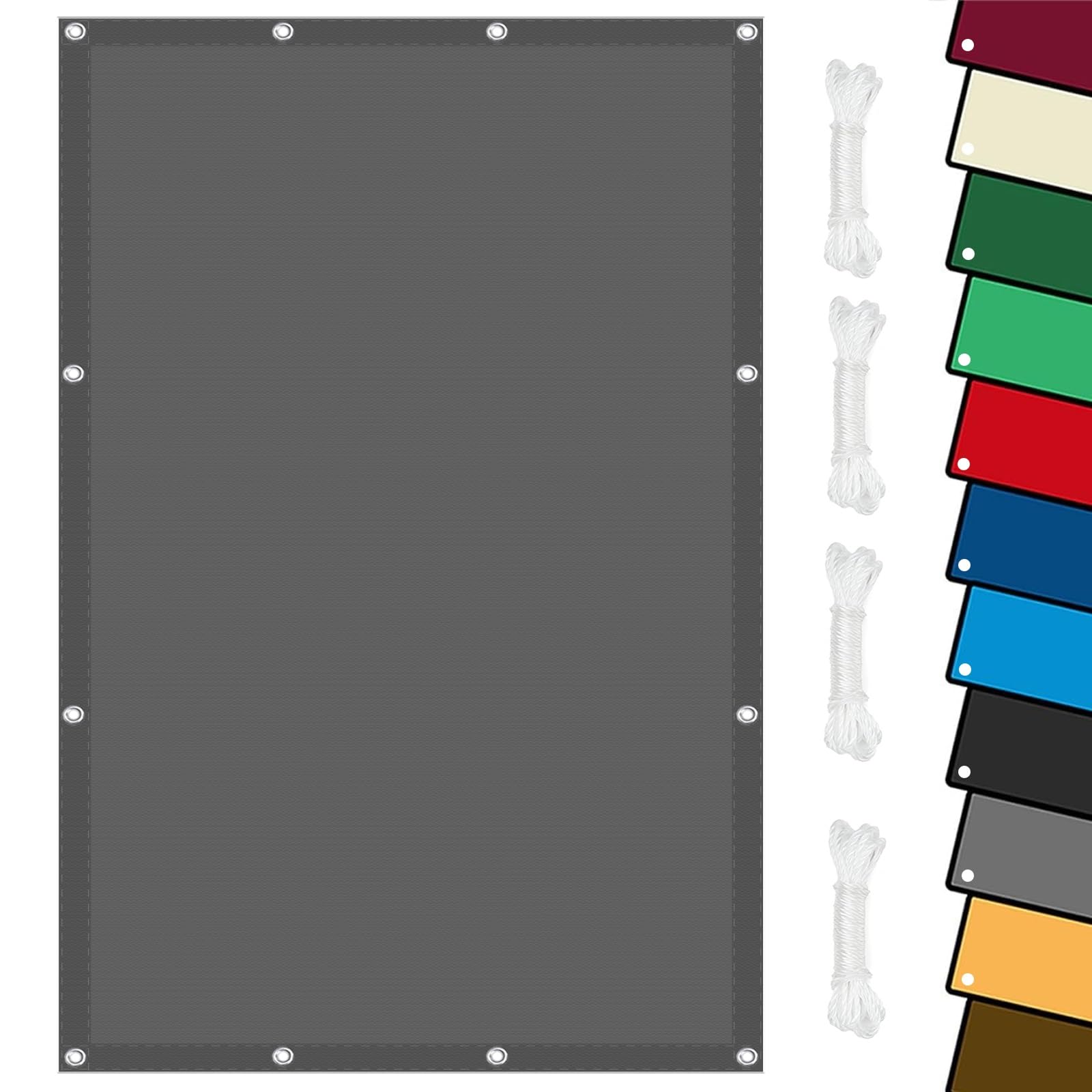 Toile d'ombrage étanche 1.7x4 m pour ombrager une terrasse rectangulaire étroite
