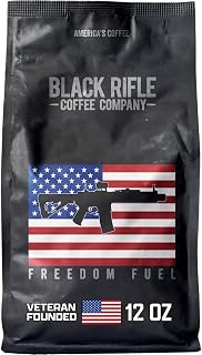 Black Rifle Coffee Dark Roast Ground Coffee Freedom Fuel 12 oz