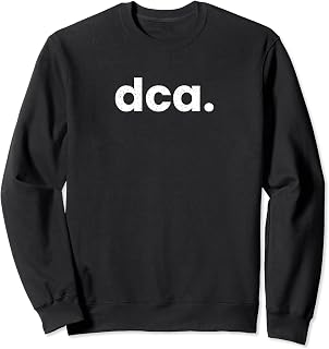 DCA Washington National Washington DC Airport Code List DCA Sweatshirt