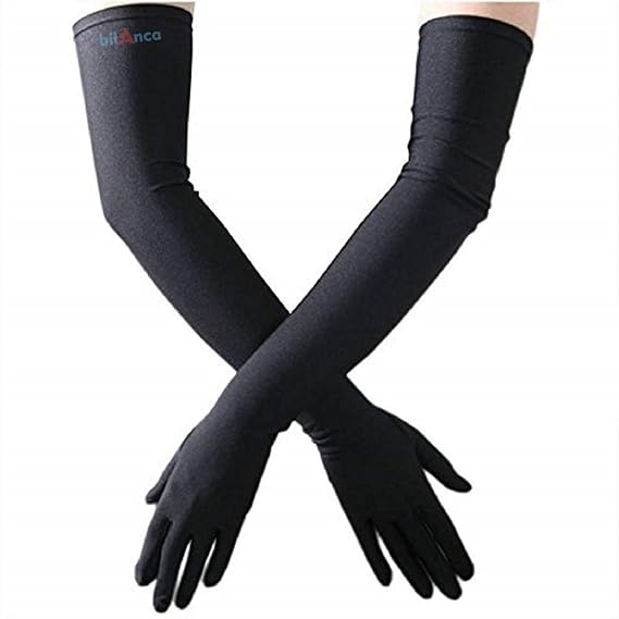 bilAnca Hand Gloves Sleeves Full Arm Biking Riding Sports For Men Women Girls Unisex (Free Size)