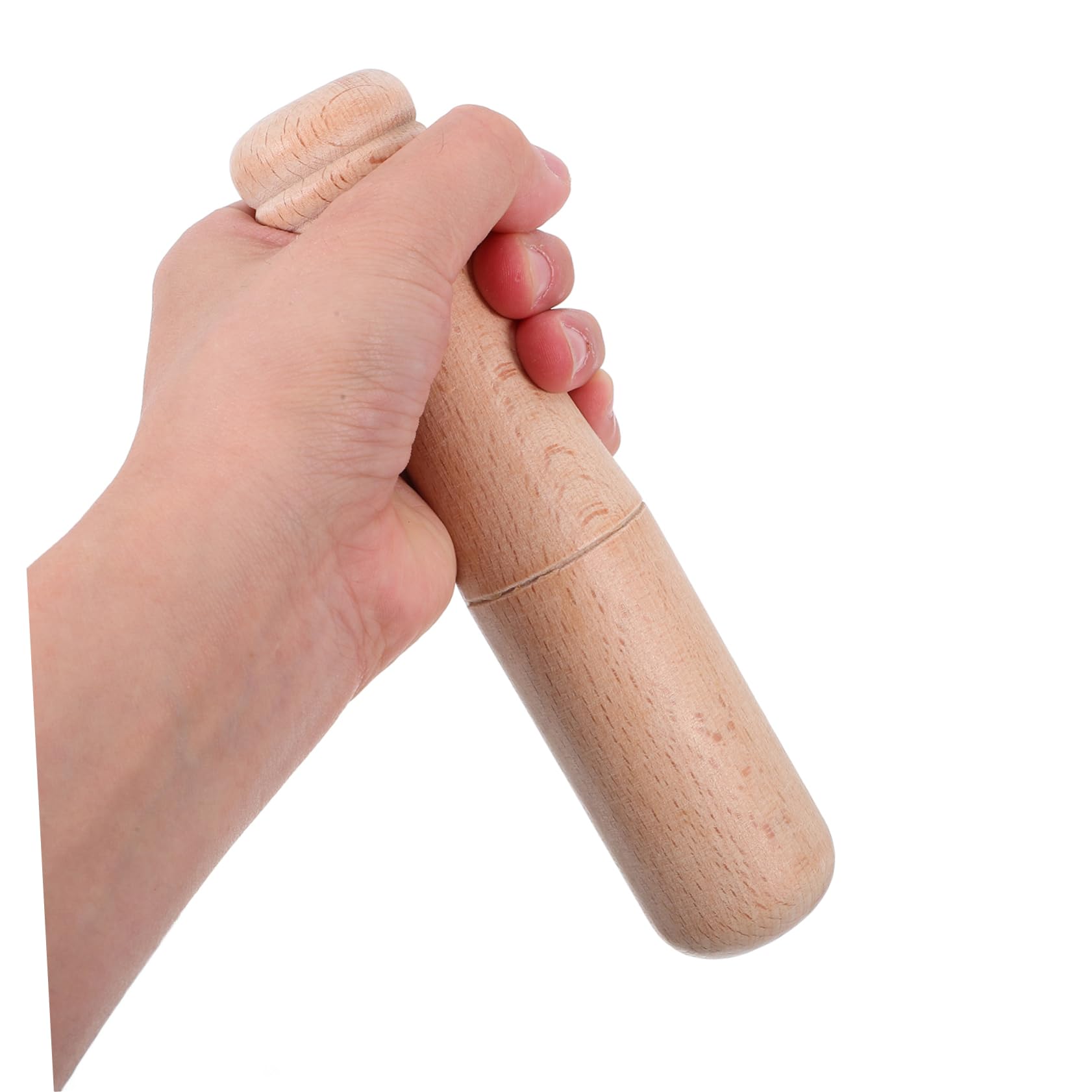 Amosfun 16 Stck. Teiliges Holzstößel mit Großem Kopf Vielseitiger Küchenstampfer für Knoblauch Gewürze Kräuter und Obst Glatt Poliert für Effizientes Zerdrücken Einfach zu Reinigen Lagern