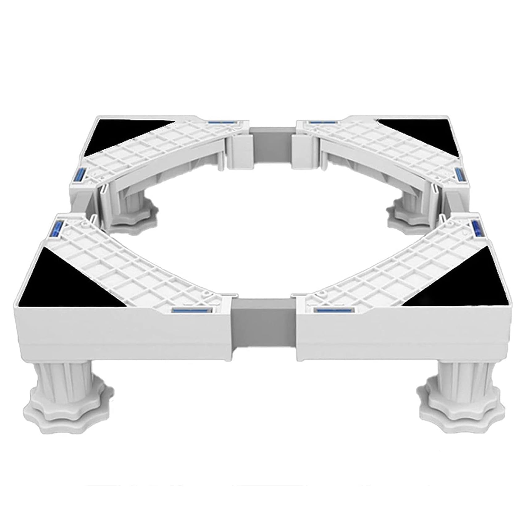 CTRLZS Washing Machine Stand, Washing Machine Dryer Fridge Pedestal, Adjustable Length,Load 300Kg Anti Vibration Anti Noise
