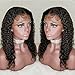 Full Lace Human Hair Wigs Pre Plucked with Baby Hair Curly Human Hair Wigs for Black Women Virgin Remy Hair Full Lace Wigs (10 Inch,130% Full Lace wig)