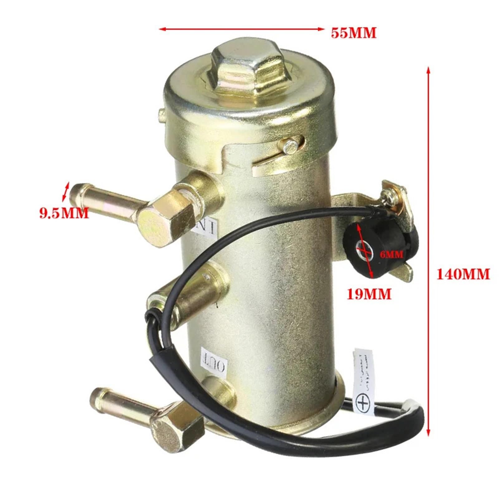 Auto Benzina Olio combustibile Pompa Elettronica 12V Carburante Elettrico Benzina Pompa Bassa Pressione HRF-027 1Pcs