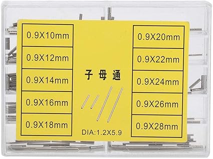 Amazon Co Jp 時計ストラップチューブ 時計修理キット 10種類の時計ストラップ時計バンドチューブピン時計修理ツール交換用アクセサリー 腕時計部品 ファッション