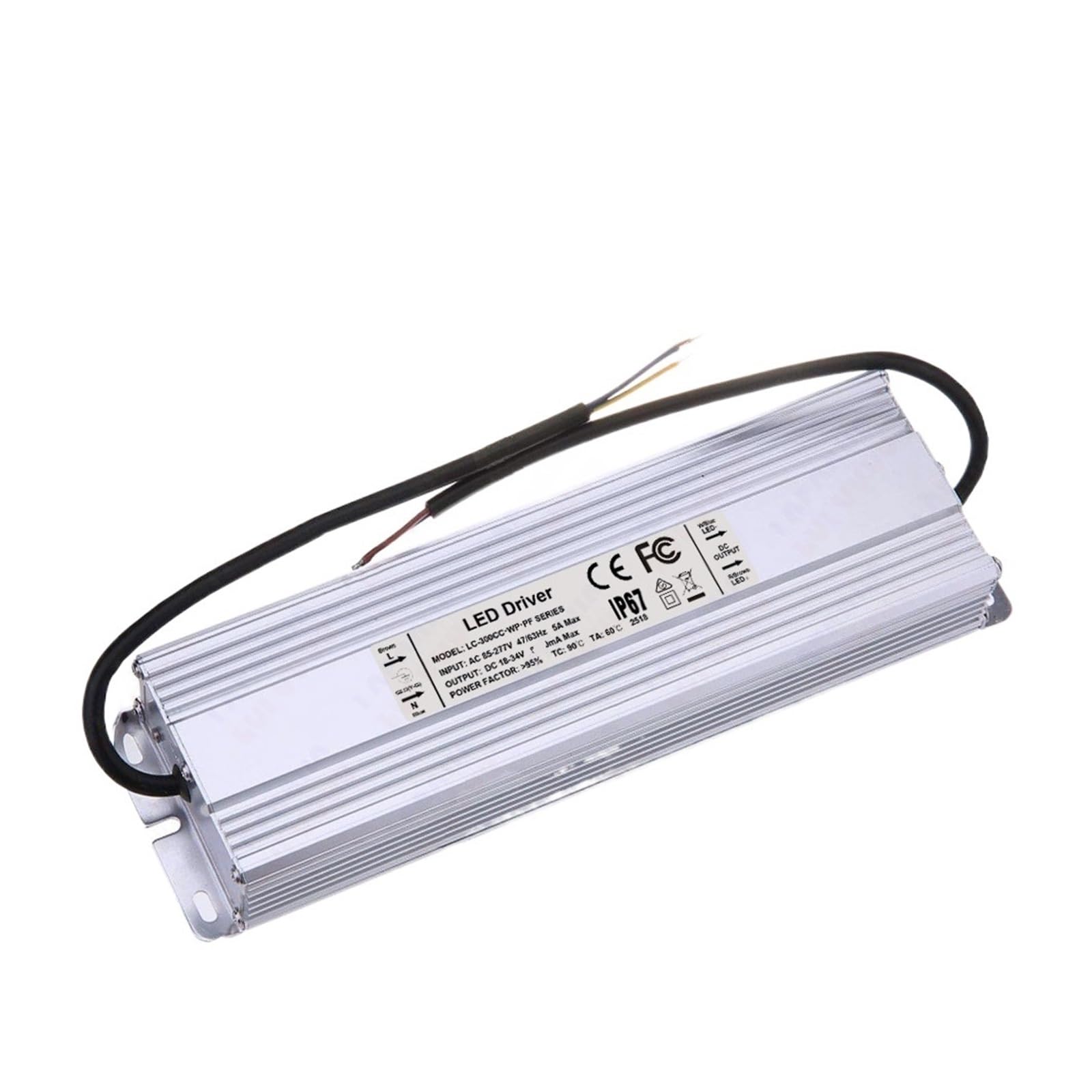 Puce COB LED 300W pilote 9000mA transformateur éclairage étanche