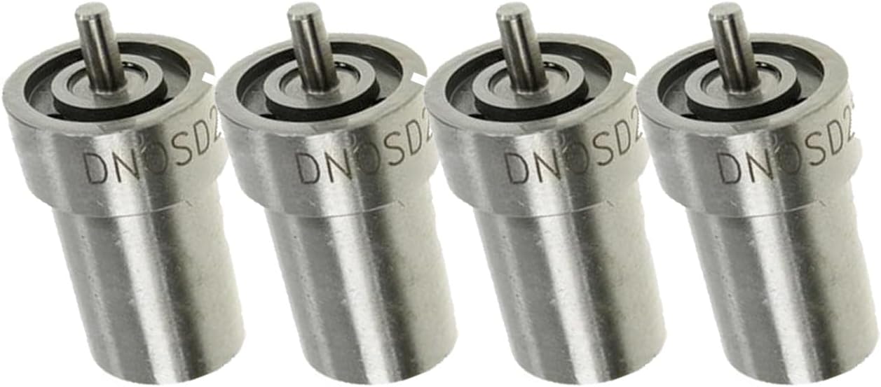 Diesel Fuel Injector Nozzles DN0SD252 (0 434 250 134) Generic Black High Speed Steel (HSS) Needle Valve 1 Port Compatible with Peugeot 406 605 806 2.1d 4Pcs/Lot