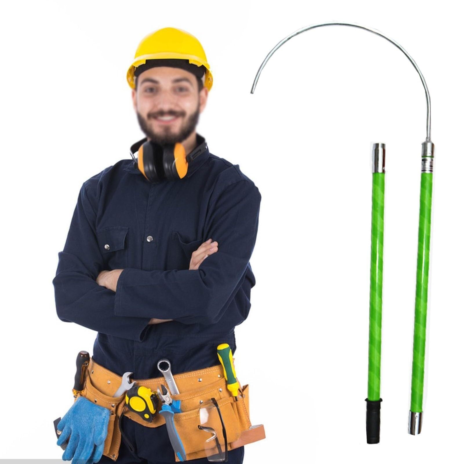 Gancho de rescate de emergencia para subestaciones eléctricas con mango aislado