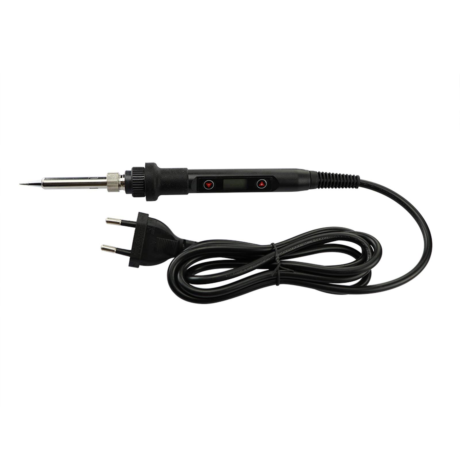 kit saldatore 80W Temperatura regolabile Elettrica Saldatura elettrica LCD Display digitale Elettrico Saldatura Strumenti elettrici (Color : SET 3)