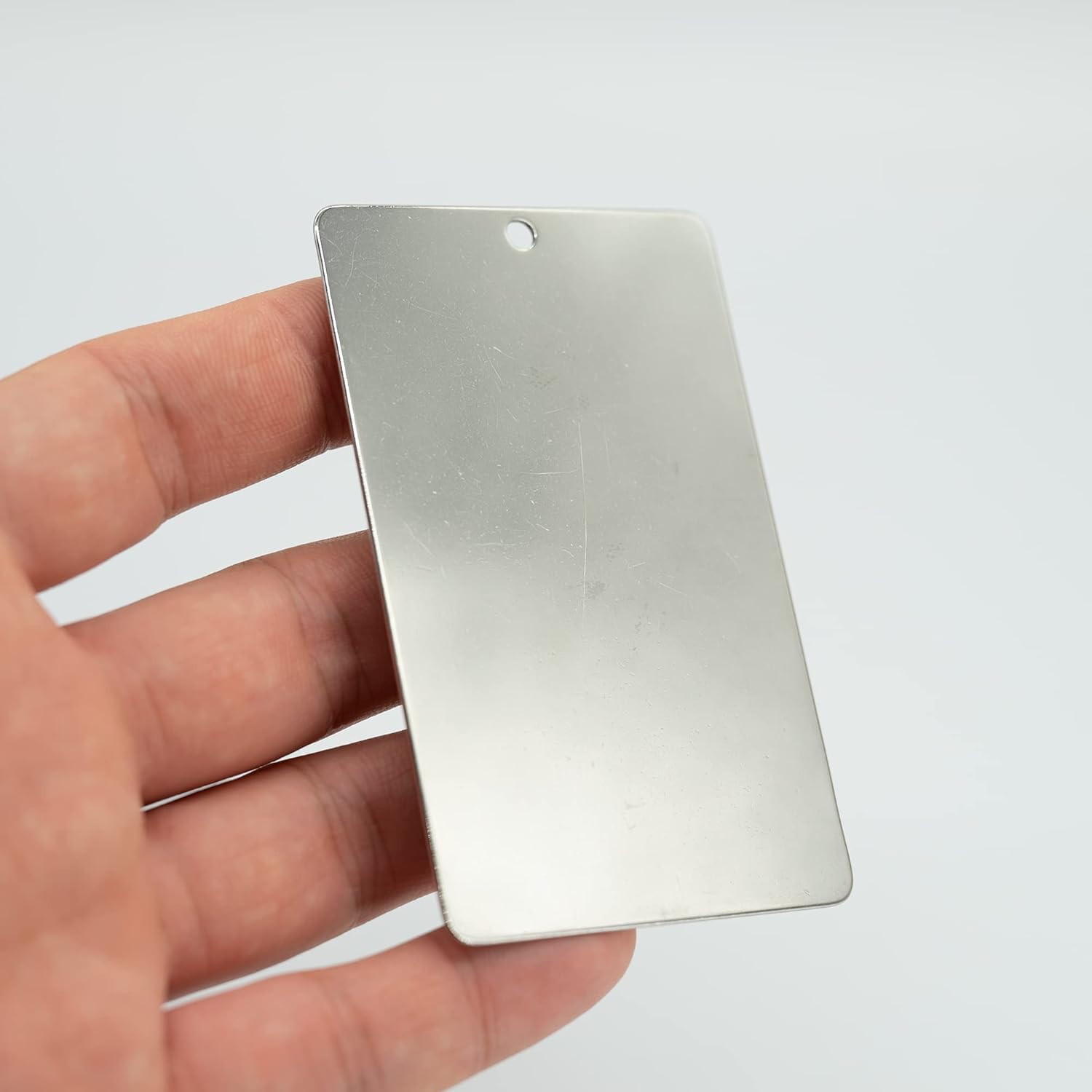 StayMax Metal Engraving Blank Stamping Blanks Stainless Steel Blank 10 Pack 3.3 * 2.1 Inch - Image 3