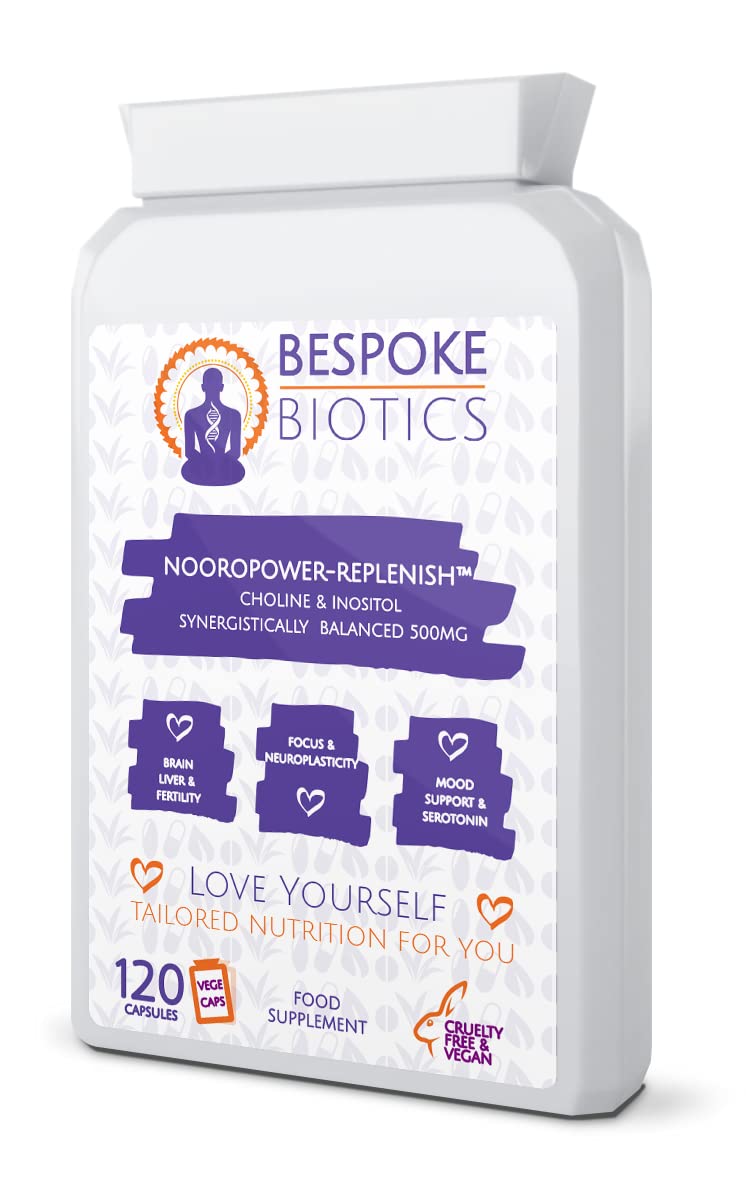 Choline & Myo Inositol 120 Synergistically Balanced Capsules 500mg / 1000 mg ...