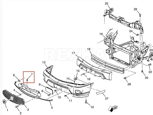 Miniatura 6 de Rexka 10 unids Stubby Bumper End Cap Push Pin para GM 11561368 Chrysler 6508712AA 97-06 Jeep Wrangler TJ & Unlimited Chevrolet Impala Monte Carlo