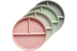 greenandlife Reusable Compartment Plates for Kids