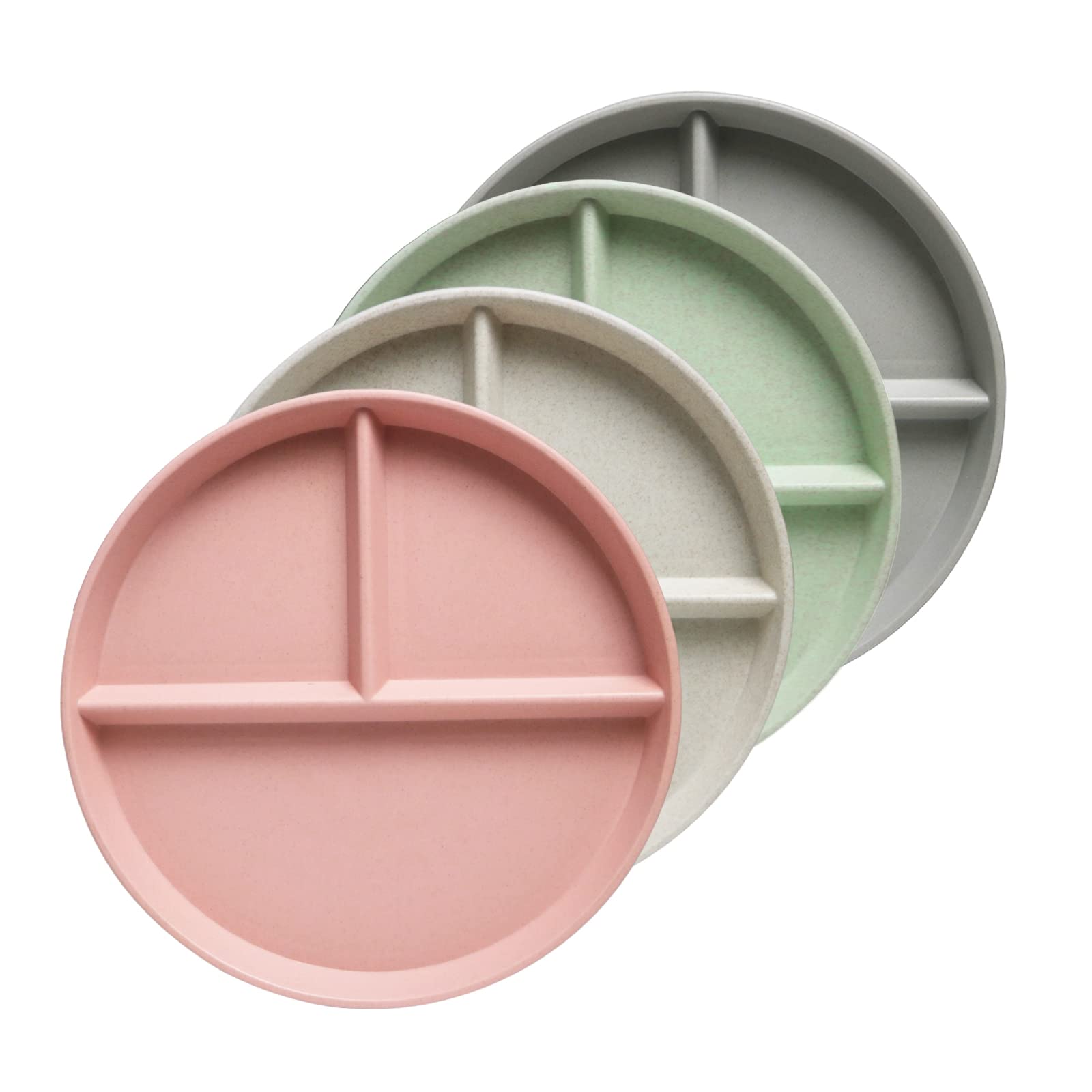 greenandlife 9 Inch Divided Plates