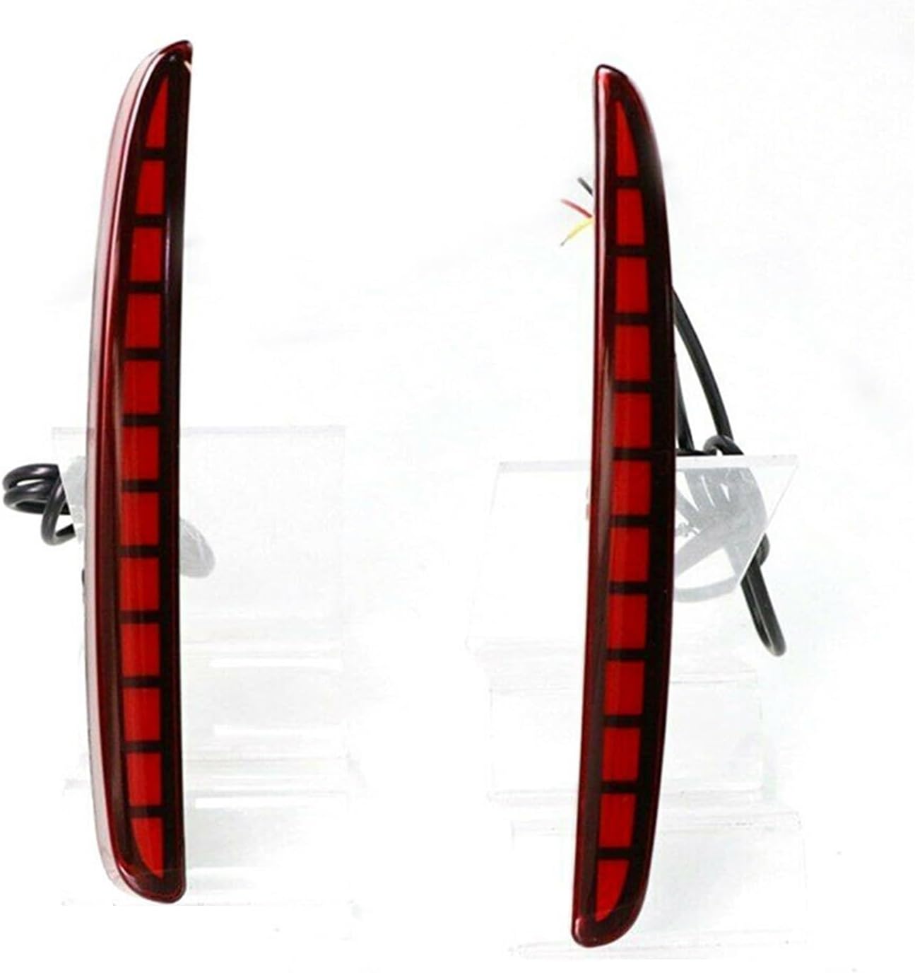 Brake Reverse Light Tail Lamp For Civic For Hatchback 2016 2017 2018 Rear Bumper Light Rear Fog Lamp Auto Bulb Brake Light Reflector(2)