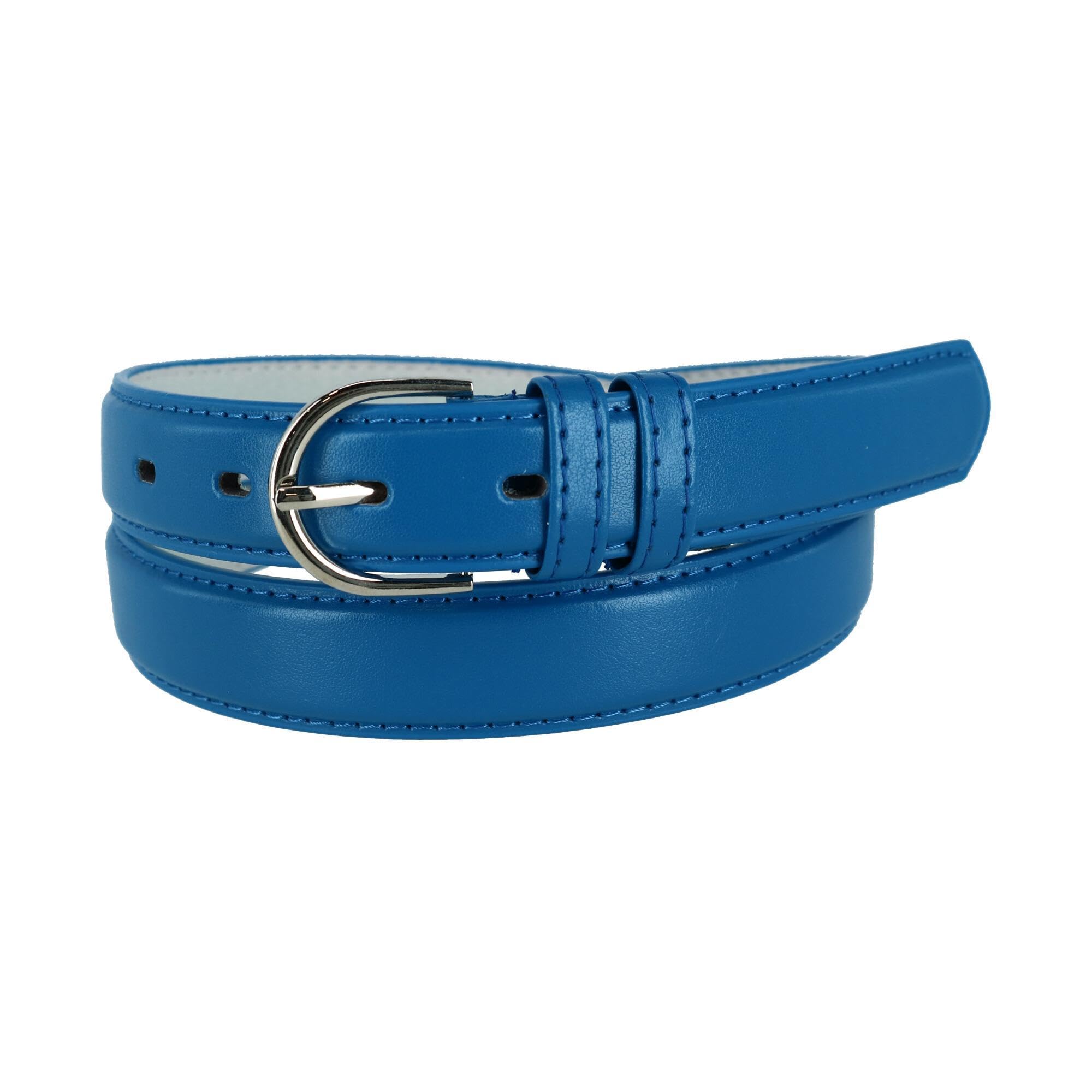 Ceinture Femme TU - Taille M, Bleu Clair, Motif Animalier (imprimé) - Neuf Avec étiquettes, Matière PVC