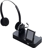 Vista 1 de Jabra PRO 9460 Duo - Auriculares de comunicación unificados inalámbricos profesionales